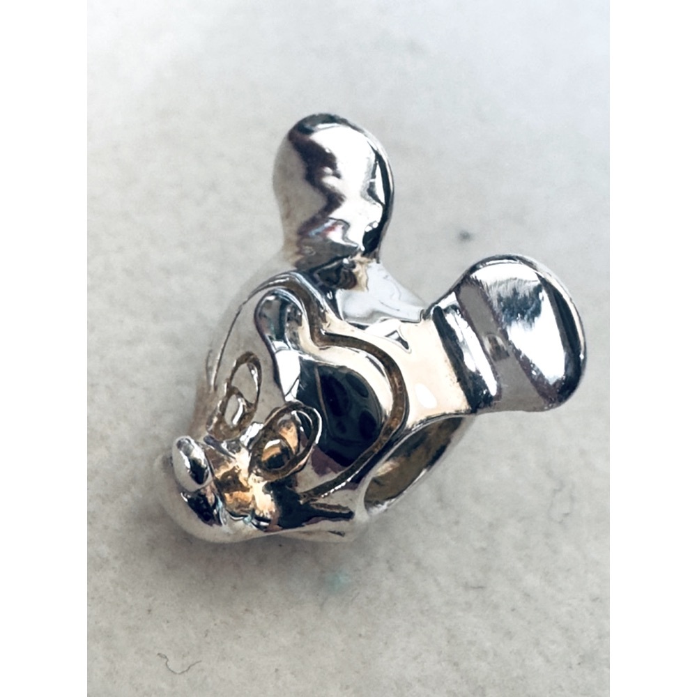 Chamilia DISNEY MICKEY MOUSE HEAD Sterling Silver 925 Charm Retired